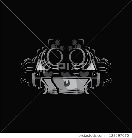 simple concept design minimalist train transportation logo template locomotive fast train illustration business brand 128397070