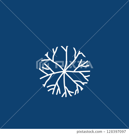 cell neuron technology logo design illustration data simple abstract modern template brand product 128397097