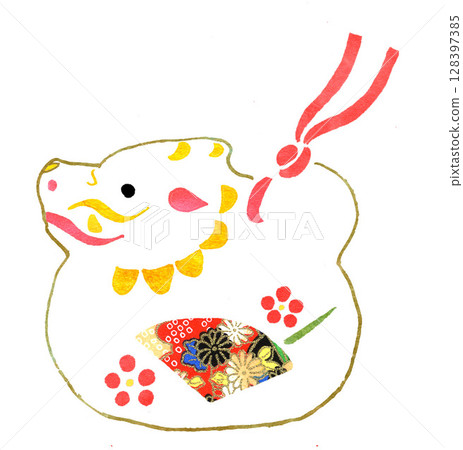 新年插畫：龍年，Clay Bell 128397385
