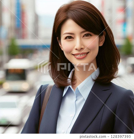 40多歲的女性辦公室職員 128397393