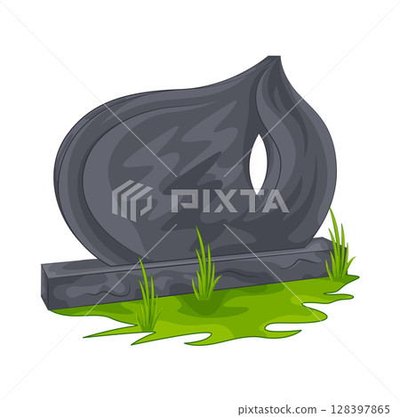 illustration of grave illustration of grave 128397865