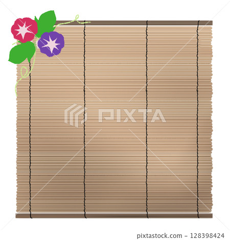 Illustration of morning glory and shade 128398424