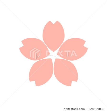 櫻花簡單圖標 128399030