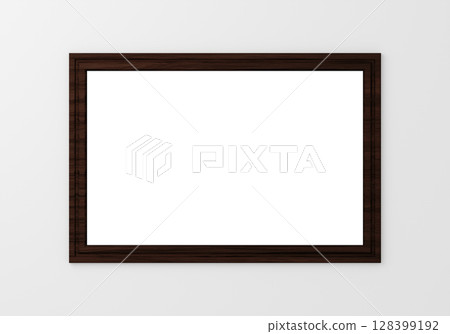 3D material_picture frame_rectangle 3D material_picture frame_rectangle 128399192