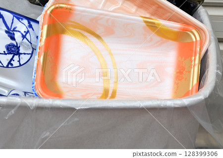 資源回收食品托盤 資源回收食品托盤 128399306