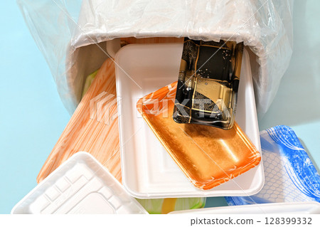 資源回收食品托盤 128399332