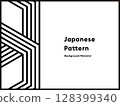 日式幾何線條背景素材 128399340