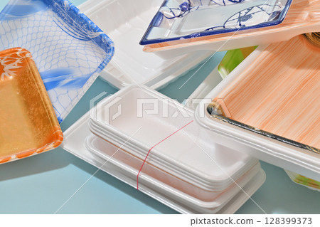 資源回收食品托盤 資源回收食品托盤 128399373
