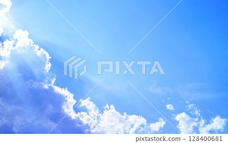 Blue sky and cloud image Blue sky and cloud image 128400681