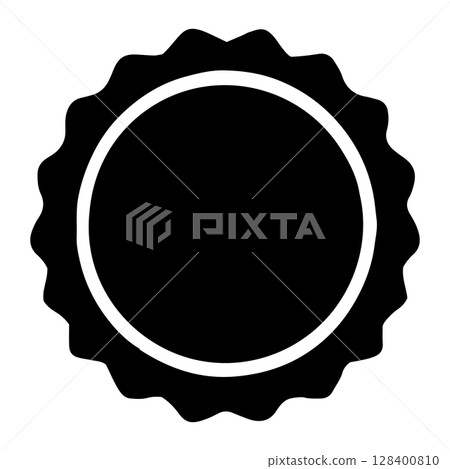 Simple circle stamp design element	 Simple circle stamp design element	 128400810