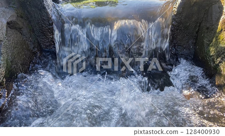 waterfall in the river waterfall in the river 128400930