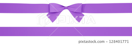 3D材質_絲帶_紫色 128401771