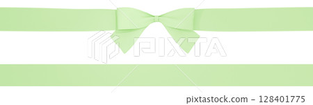 3D material_ribbon_yellow-green 3D material_ribbon_yellow-green 128401775