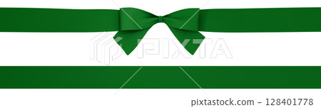 3D material_ribbon_green 128401778