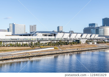 東京都江東區，豐洲市場果蔬館，處理從全國各地收集的各種水果和蔬菜 128401829