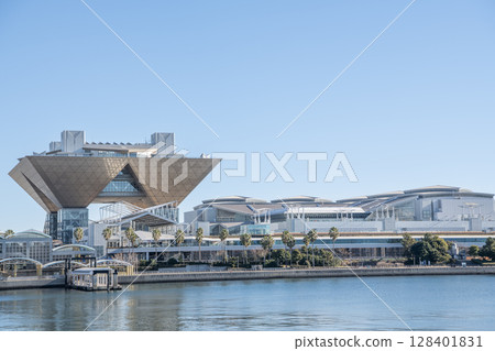 Tokyo Big Sight (Tokyo International Exhibition Center) in Koto Ward, Tokyo Tokyo Big Sight (Tokyo International Exhibition Center) in Koto Ward, Tokyo 128401831