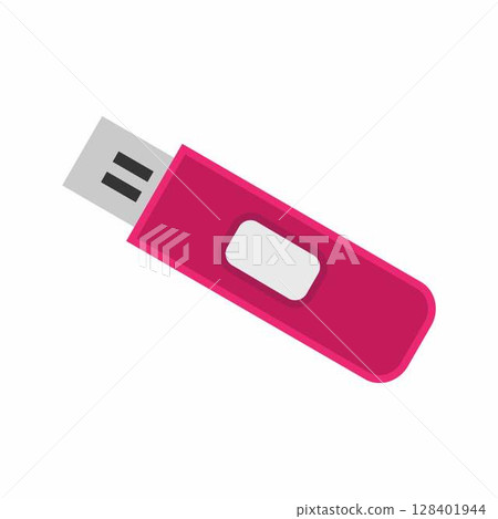 USB Drive I icon vector image. Suitable for mobile apps, web apps and print media. USB Drive I icon vector image. Suitable for mobile apps, web apps and print media. 128401944