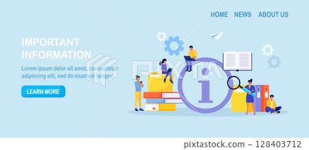 Users looking for information. People searching files in database, archive, info storage. Information center or communication service. FAQ or question and answer 128403712