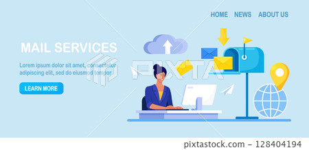 Customer Service Agent Talking with Client. Contact Us. Mail Service, Correspondence Delivery. People Receiving, Sending Letters. New Incoming SMS, E-mail Message. Retro Mailbox with Envelopes Customer Service Agent Talking with Client. Contact Us. Mail Service, Correspondence Delivery. People Receiving, Sending Letters. New Incoming SMS, E-mail Message. Retro Mailbox with Envelopes 128404194