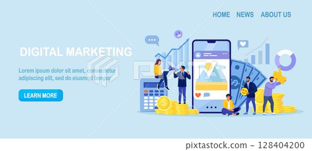 UI and UX designers creating functional user interface for websites and mobile apps. Seo Optimization. Web design. Programmer creates structure of information blocks of mobile or web application 128404200