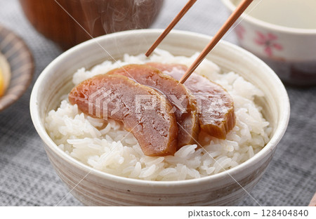 日式早餐：奈良泡菜飯佐味噌湯 128404840