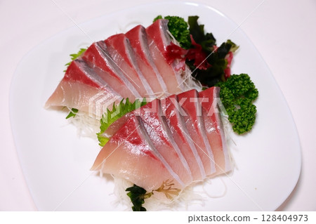 黃尾魚刺身 刺身 黃尾魚刺身 刺身 128404973