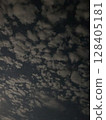 Summer sky July Fantastic cloud patterns floating in the night sky #007 128405181