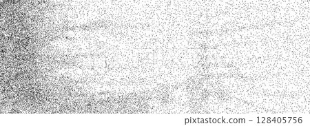 Abstract sandy grain texture. Stippled grit noise background. Distress dust particles overlay. Grunge dotted sand backdrop. Stone specks, speckles, granules wallpaper. Vector dot work print texture Abstract sandy grain texture. Stippled grit noise background. Distress dust particles overlay. Grunge dotted sand backdrop. Stone specks, speckles, granules wallpaper. Vector dot work print texture 128405756