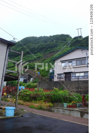 龍飛崎國道339號階梯腳下的住宅區(青森縣外濱町) 龍飛崎國道339號階梯腳下的住宅區(青森縣外濱町) 128406106
