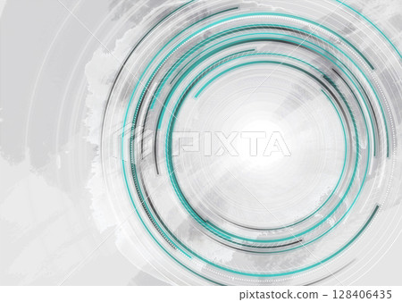 Blue grey technology geometric grunge abstract background 128406435