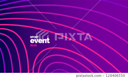 Layout poster template design for mega event 128406550