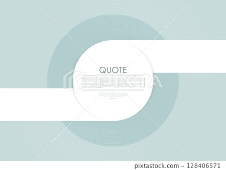 Concept blue minimal geometric design with abstract circles and stripes 128406571