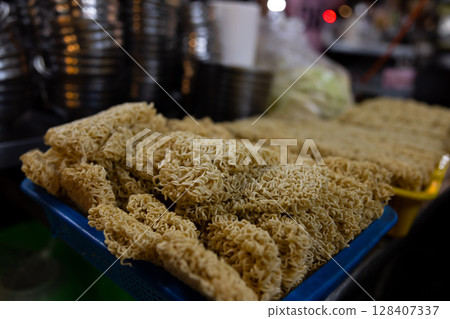 B-class gourmet food at Ningxia Night Market in Taipei [Taiwan Image] 128407337