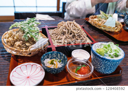 (Meals) A relaxing soba restaurant in the forest of Minamioguni where you can hear the birds singing. (Meals) A relaxing soba restaurant in the forest of Minamioguni where you can hear the birds singing. 128408592