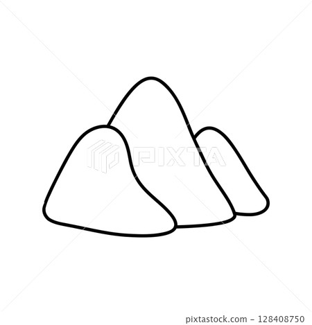Minimalist line art of three rolling hills. Clean black and white vector design, perfect for eco themes, nature logos, rural landscapes, calm travel branding, or peaceful outdoor illustrations Minimalist line art of three rolling hills. Clean black and white vector design, perfect for eco themes, nature logos, rural landscapes, calm travel branding, or peaceful outdoor illustrations 128408750