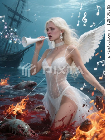 The Last Judgment: Trumpeter B of Revelation II 128409385
