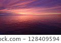 日落前，大海即將被黑暗籠罩 128409594