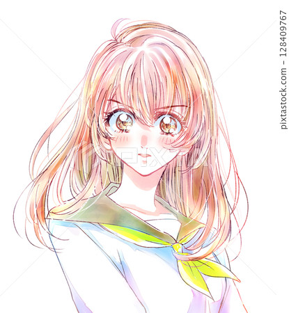 Sailor suit female student enthusiasm Sailor suit female student enthusiasm 128409767