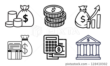 Money icon Money icon 128410302
