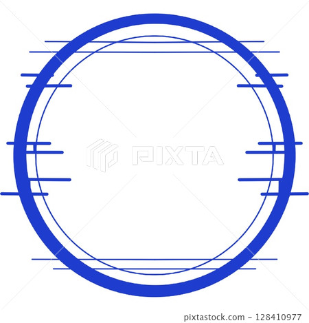 Frames of Chinese Style. Asia vintage frame decorative isolated on white background vector illustration 128410977
