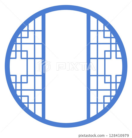 Frames of Chinese Style. Asia vintage frame decorative isolated on white background vector illustration Frames of Chinese Style. Asia vintage frame decorative isolated on white background vector illustration 128410979