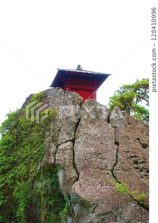 Risshakuji Temple, Yamadera Temple, Sutra Hall, Kaisando Hall, Godaido Hall 128410996