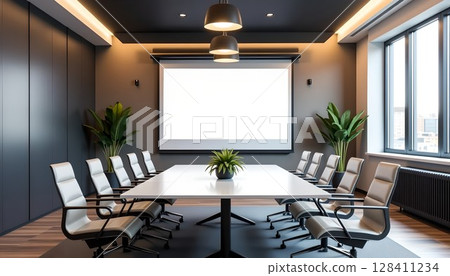 Stylish meeting room/lounge 128411234