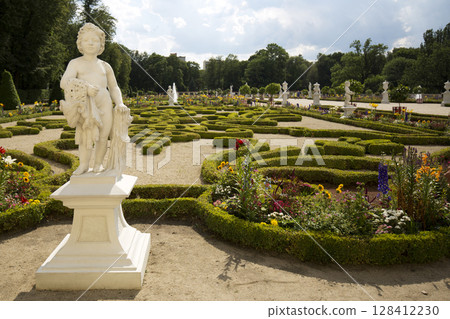 The garden at the back of the Branicki Palace in Bialystok, Poland The garden at the back of the Branicki Palace in Bialystok, Poland 128412230