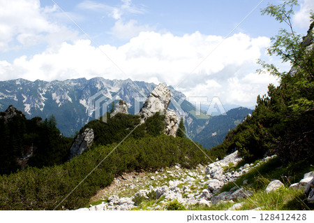 Rocky landscape in Tyrol, Austria Rocky landscape in Tyrol, Austria 128412428