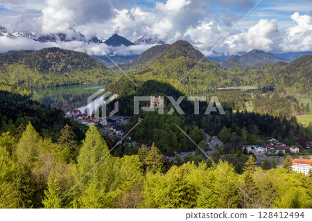 Hohenschwangau Castle ,Bavaria, Germany Hohenschwangau Castle ,Bavaria, Germany 128412494