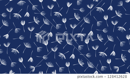 A stylish seamless pattern with Brahman seeds scattered throughout A stylish seamless pattern with Brahman seeds scattered throughout 128412628