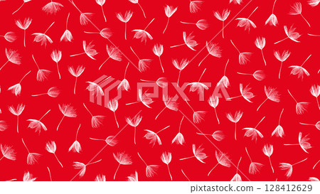 時尚的無縫圖案，遍佈婆羅門種子 128412629