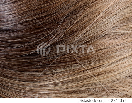 colored hair closeup 128413551