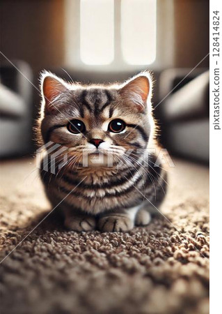 美國硬毛貓 美國硬毛貓 128414824